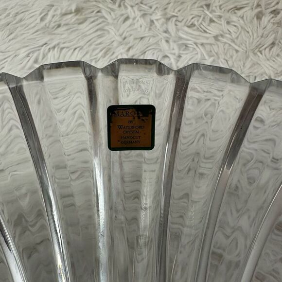 Marquis by Waterford Round Handcut Crystal 3 compartment‎ Serving Appetizer Dish - Picture 5 of 11